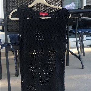 A black ripped shirt